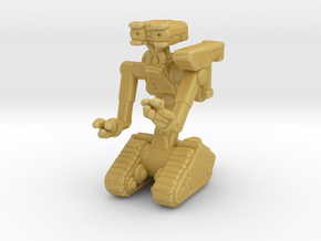 Johnny5 HO scale 20mm miniature model scifi robot in Tan Fine Detail Plastic