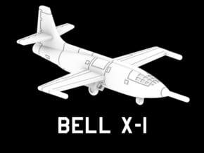 Bell X-1 in White Natural Versatile Plastic: 1:220 - Z