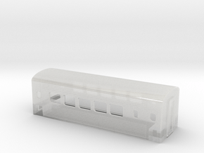 Rokuhan Shorty Passenger Car - Zscale in Clear Ultra Fine Detail Plastic