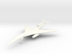 Aerion AS2 Quiet Supersonic Business Jet in White Smooth Versatile Plastic: 1:200