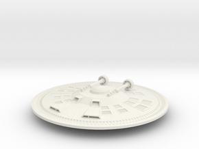 The Thing -- Flying Saucer in White Natural Versatile Plastic