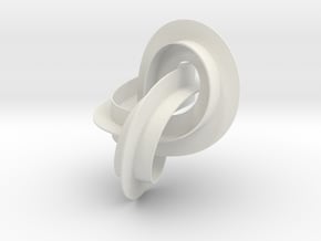 mobius strip in White Natural Versatile Plastic