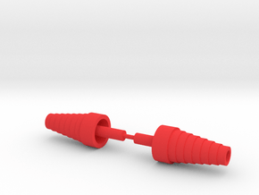 Hornetroid Roller Cones Micronauts in Red Processed Versatile Plastic: Small