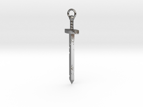 Adventure Time Scarlet Sword Pendant in Polished Silver