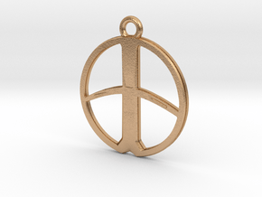 XP Deus Coil Pendant / Hanger 33 mm in Natural Bronze