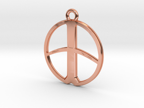 XP Deus Coil Pendant / Hanger 33 mm in Polished Copper