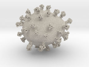 SARS-CoV-2 Virus in Natural Sandstone