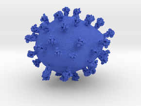SARS-CoV-2 Virus in Blue Processed Versatile Plastic
