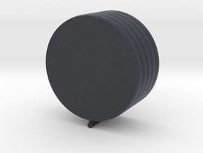 Blank: 40mm Round Bases in Black PA12: Small