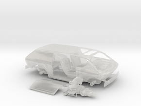 Brubaker-Box_1-43_no_wheels in Clear Ultra Fine Detail Plastic