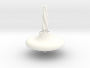 Kreisel spinner for turtleneck straw in White Smooth Versatile Plastic