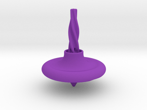 Kreisel spinner for turtleneck straw in Purple Smooth Versatile Plastic