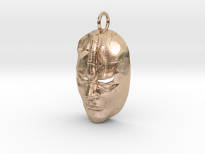 JoJo' s Bizarre Adventure Stone Mask in 14k Rose Gold Plated Brass