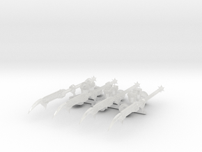 4x Roto Glaive: Nightmare - G:4 Set in Clear Ultra Fine Detail Plastic
