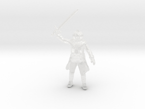 Headless Horseman HO scale 20mm miniature model wh in Clear Ultra Fine Detail Plastic