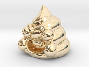 Fecal Funny in 14K Yellow Gold