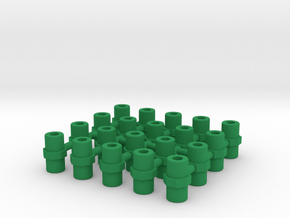 TF Armada Minicon Adapter to 5mm port Set in Green Smooth Versatile Plastic