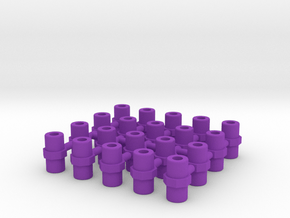 TF Armada Minicon Adapter to 5mm port Set in Purple Smooth Versatile Plastic