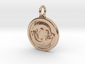 Overwatch Hanzo Pendant in 14k Rose Gold Plated Brass