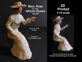 Miss Rose African Queen in White Natural Versatile Plastic