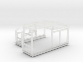 1:50 Next Gen 320/323 clearing cage. in Clear Ultra Fine Detail Plastic