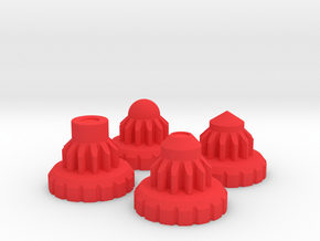 X bits as a mfb tips in Red Smooth Versatile Plastic