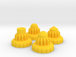 X bits as a mfb tips in Yellow Smooth Versatile Plastic