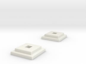 TTTE styled accurascale couplinghouses in White Natural Versatile Plastic