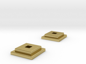 TTTE styled accurascale couplinghouses in Natural Brass