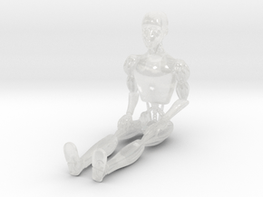 I, Robot - Sonny - NS 5 - L seated in Clear Ultra Fine Detail Plastic