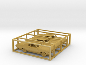 1/160 Chevy Impala Custom Coupe V3 3 Car Set Kit in Tan Fine Detail Plastic