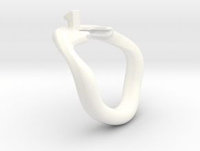 KHD v2 ring 42,5mm - no flap in White Smooth Versatile Plastic