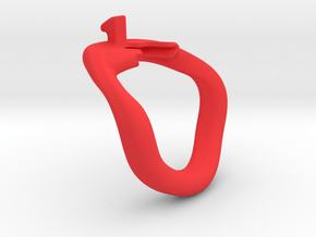 KHD v2 ring 42,5mm - no flap in Red Smooth Versatile Plastic