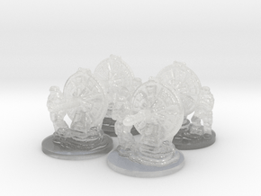 Hoth Troopers anti-vehicle laser cannon 6mm models in Clear Ultra Fine Detail Plastic