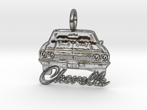 1968 Chevelle Pendant Silver or Brass in Polished Silver