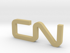 CANADIAN NATIONAL CN NOODLE SIGN in Tan Fine Detail Plastic