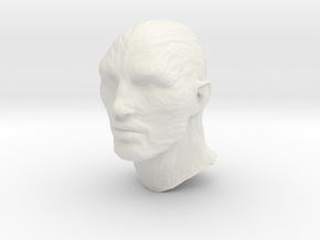 Planet of the Apes - Beneath Scarred Head B in White Natural Versatile Plastic
