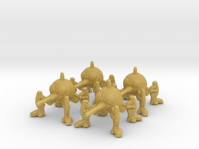 Small Spider Droid 6mm Infantry model miniatures in Tan Fine Detail Plastic
