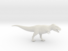Tarbosaurus 1/33 in White Natural Versatile Plastic