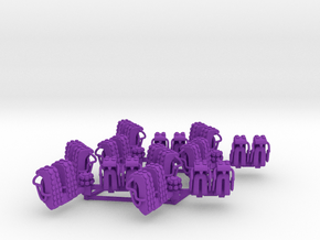 REMIX - Seat Cluster (x4) in Purple Smooth Versatile Plastic