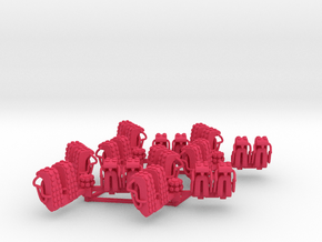 REMIX - Seat Cluster (x4) in Pink Smooth Versatile Plastic