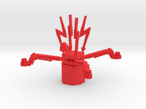REMIX II - Sweeps (with Top) in Red Smooth Versatile Plastic