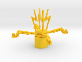 REMIX II - Sweeps (with Top) in Yellow Smooth Versatile Plastic