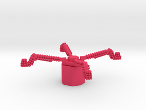 REMIX II - Sweeps in Pink Smooth Versatile Plastic