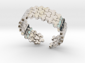 Honeycomb [Tesselation ring] in Platinum