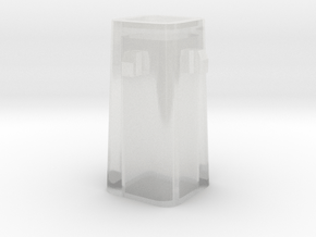 Stahlkokille 4 Zapfen quadratisch mit Guß 1:120 in Clear Ultra Fine Detail Plastic