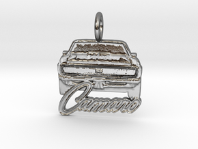 1967 1968 1969 Camaro Pendant Gift in Polished Silver