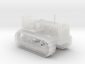 Tractor dozer Twenty h.p. crawler bulldozer in Clear Ultra Fine Detail Plastic: 1:87 - HO