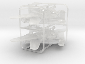 Bristol Type 170 Freighter in Clear Ultra Fine Detail Plastic: 1:700