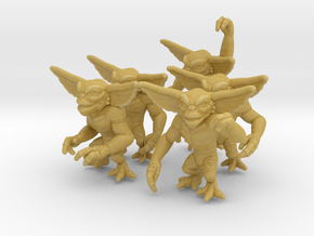 Gremlins miniatures set fantasy games models dnd in Tan Fine Detail Plastic